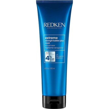 Укрепляющая маска для состояния и восстановления волос Extreme Strength Builder Plus 250 мл, Redken
Укрепляющая маска для состояния и восстановления волос Extreme Strength Builder Plus 250 мл, Redken