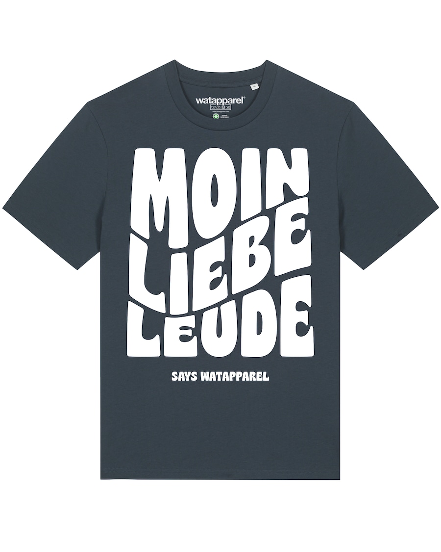 Рубашка Watapparel Moin liebe Leude, антрацит
Рубашка Watapparel Moin liebe Leude, антрацит