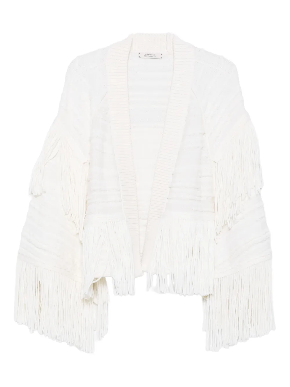 Шерстяной кардиган с бахромой Dorothee Schumacher, нейтральный
Шерстяной кардиган с бахромой Dorothee Schumacher, нейтральный