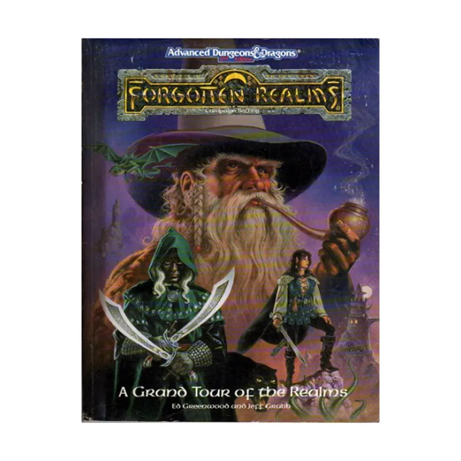 Forgotten Realms Campaign Setting - Grand Tour of the Realms (2nd Edition, 1st Printing), Forgotten Realms - Box Sets & Miscellaneous, мягкая обложка
Forgotten Realms Campaign Setting - Grand Tour of the Realms (2nd Edition, 1st Printing), Forgotten Realms - Box Sets & Miscellaneous, мягкая обложка