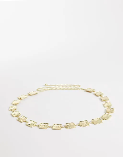 Золотой ремень с кованой цепочкой My Accessories
Золотой ремень с кованой цепочкой My Accessories