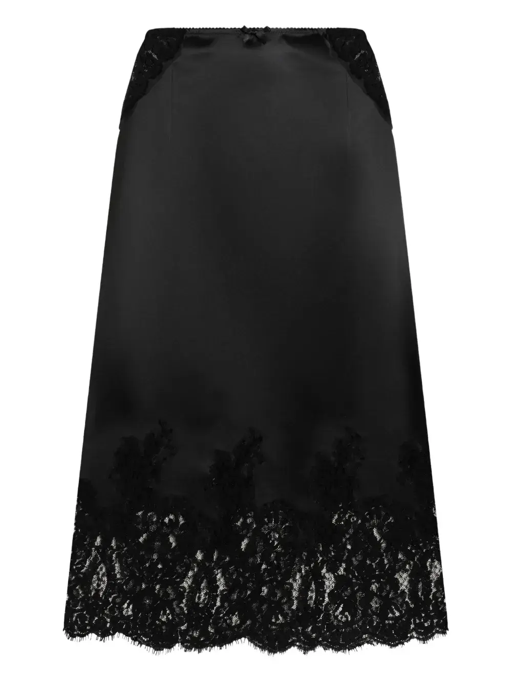 Атласная юбка миди с кружевом DOLCE & GABBANA, черный
Атласная юбка миди с кружевом DOLCE & GABBANA, черный