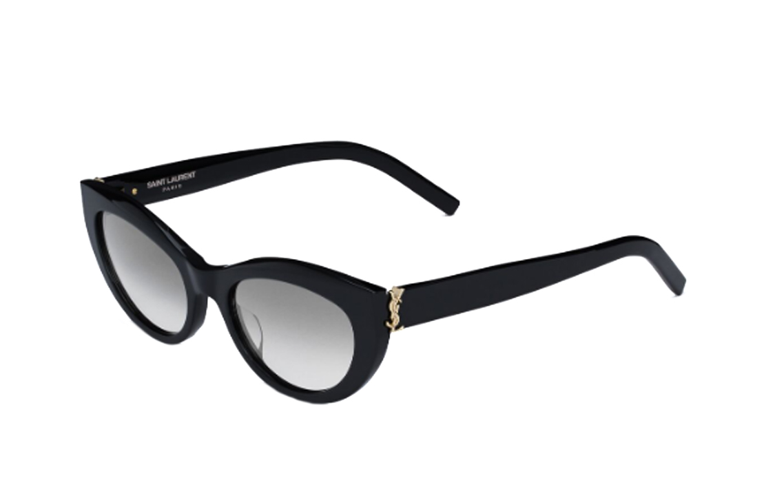 Кошачий глаз солнцезащитные очки SAINT LAURENT, черный
Кошачий глаз солнцезащитные очки SAINT LAURENT, черный