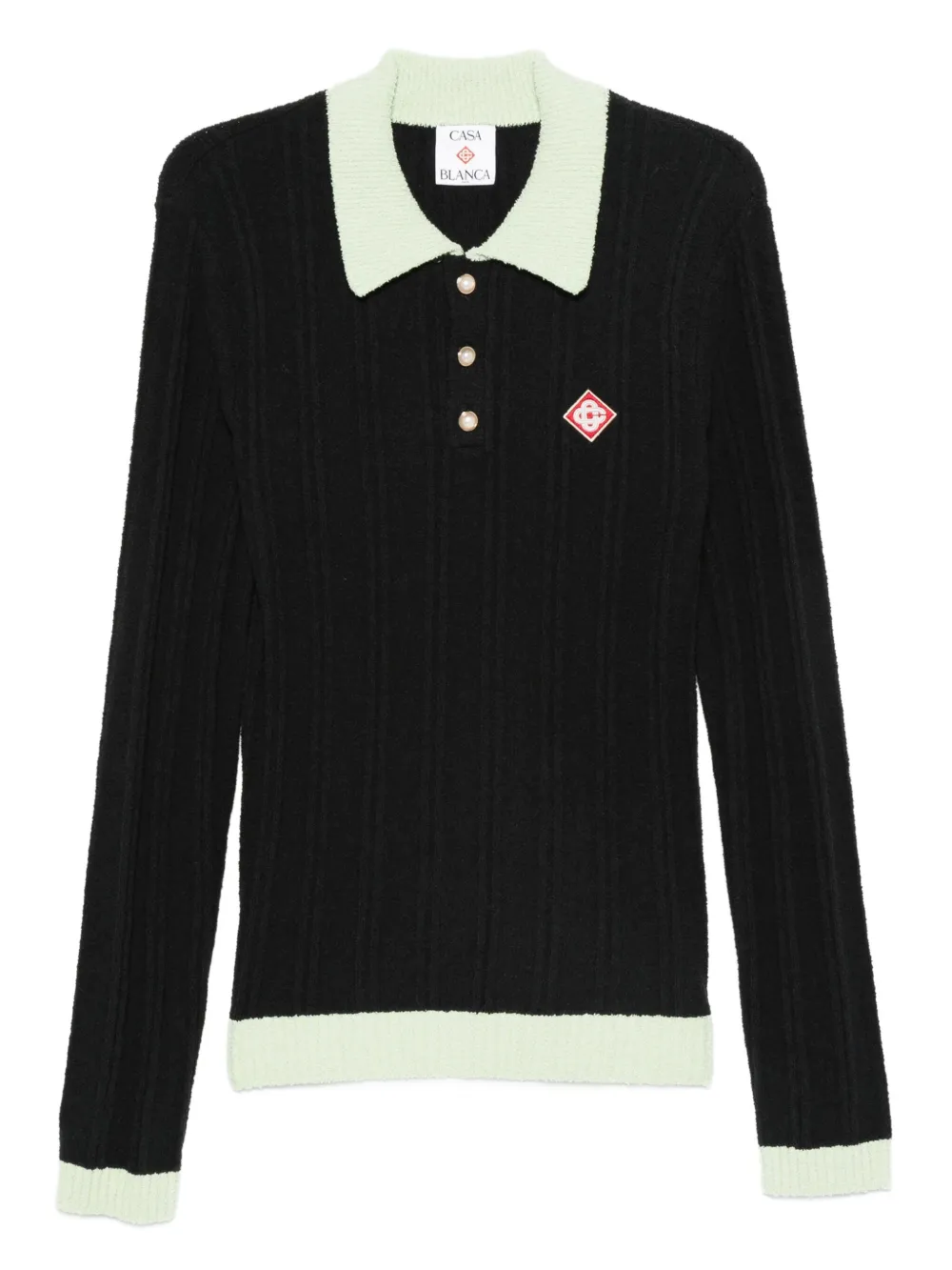 Рубашка поло в рубчик CASABLANCA, черный
Рубашка поло в рубчик CASABLANCA, черный