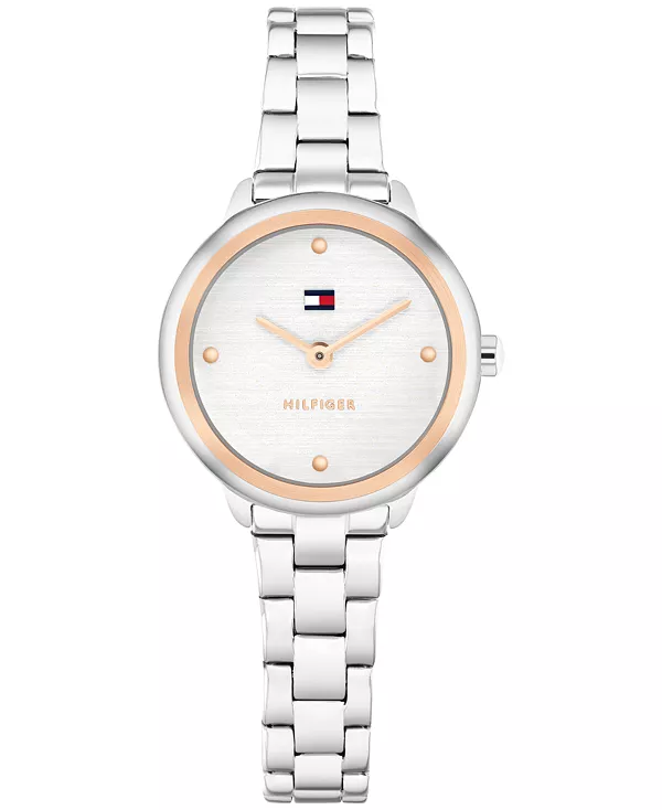 Женские кварцевые часы с серебристым браслетом из нержавеющей стали, 26 мм Tommy Hilfiger, silver
Женские кварцевые часы с серебристым браслетом из нержавеющей стали, 26 мм Tommy Hilfiger, silver