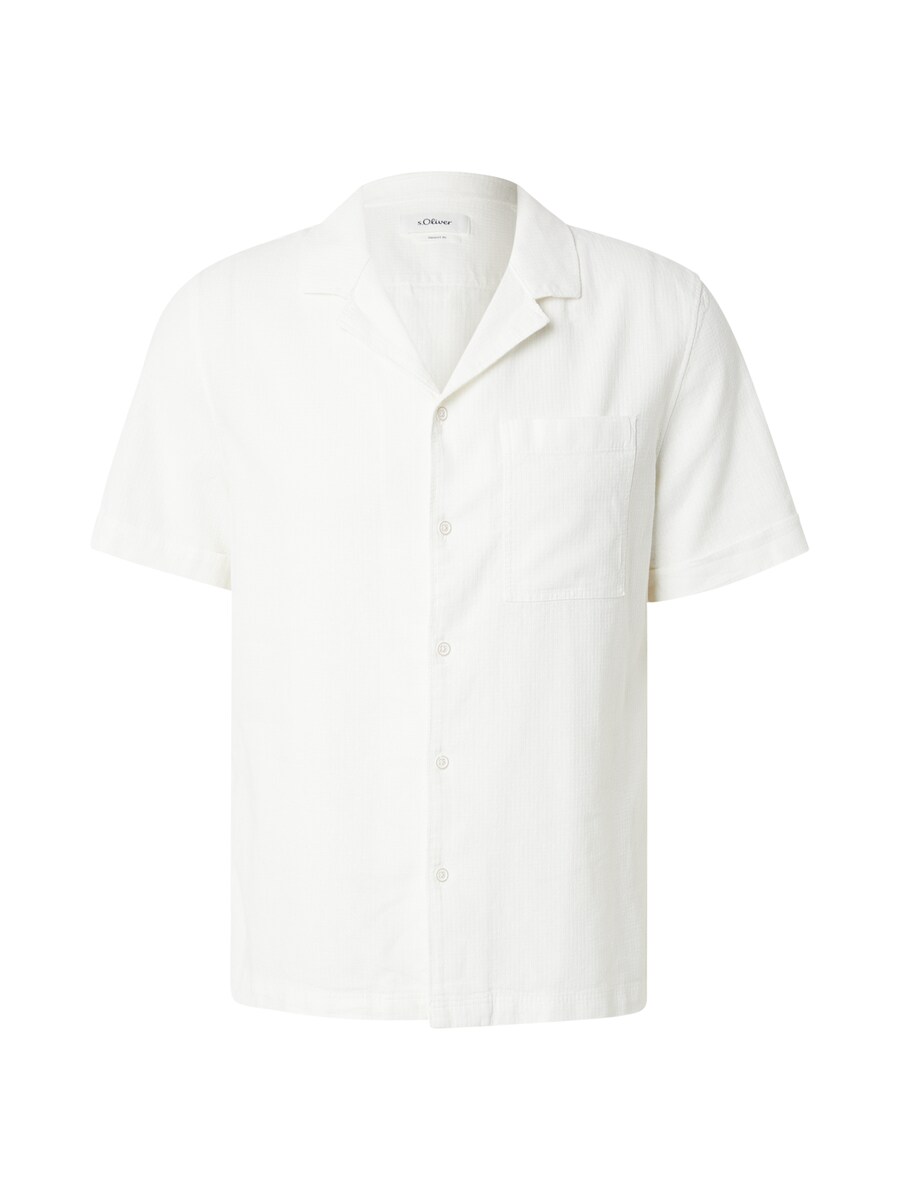 Рубашка на пуговицах классического кроя s.Oliver, белый
Рубашка на пуговицах классического кроя s.Oliver, белый