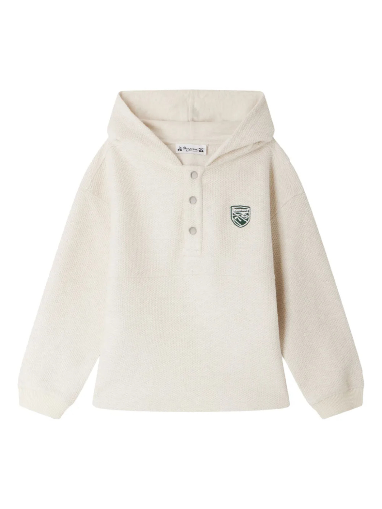 Bonpoint худи с вышитым логотипом, нейтральный
Bonpoint худи с вышитым логотипом, нейтральный