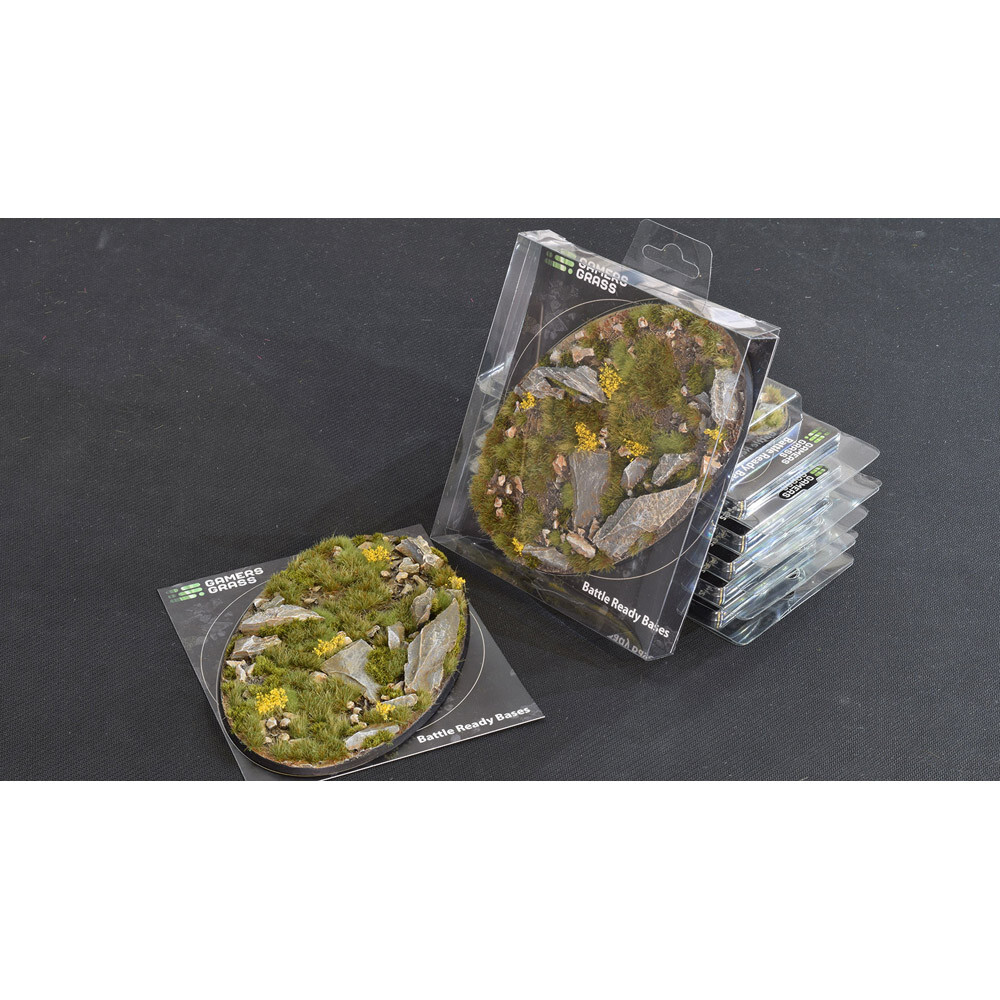 Аксессуары Gamers Grass Battle Ready Bases: Highland - Oval 170mm (1) 
Аксессуары Gamers Grass Battle Ready Bases: Highland - Oval 170mm (1)