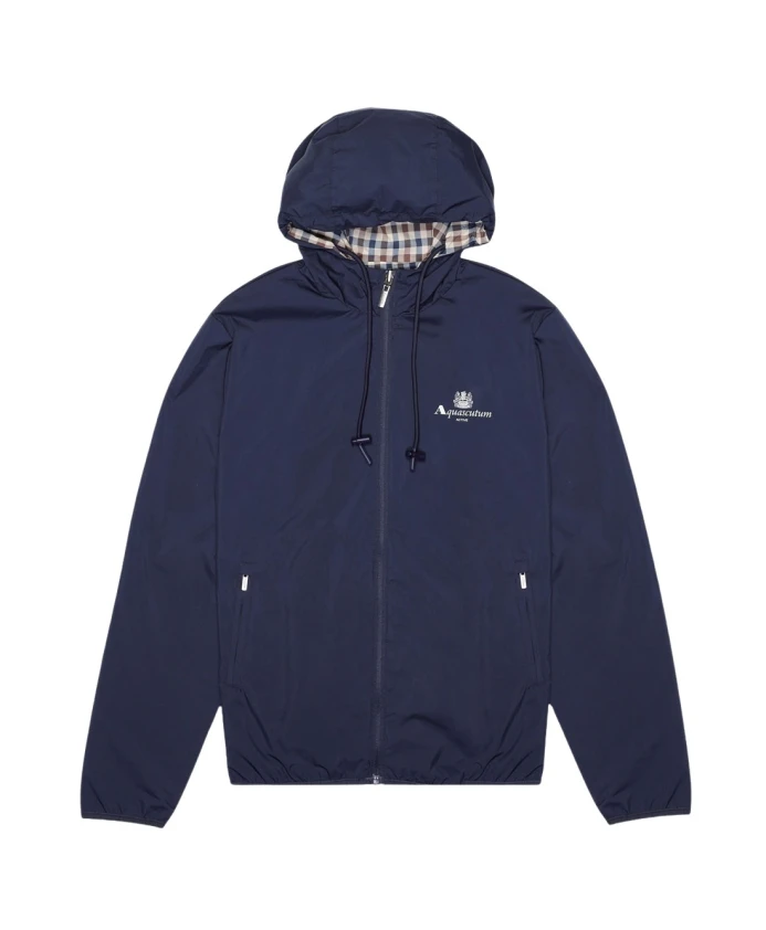 Синяя двусторонняя куртка с капюшоном Aquascutum, синий
Синяя двусторонняя куртка с капюшоном Aquascutum, синий