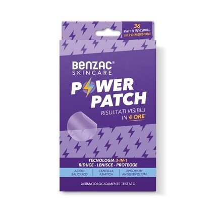 Skincare Power Patch Пластырь от прыщей и угрей с салициловой кислотой и центеллой азиатской Benzac
Skincare Power Patch Пластырь от прыщей и угрей с салициловой кислотой и центеллой азиатской Benzac