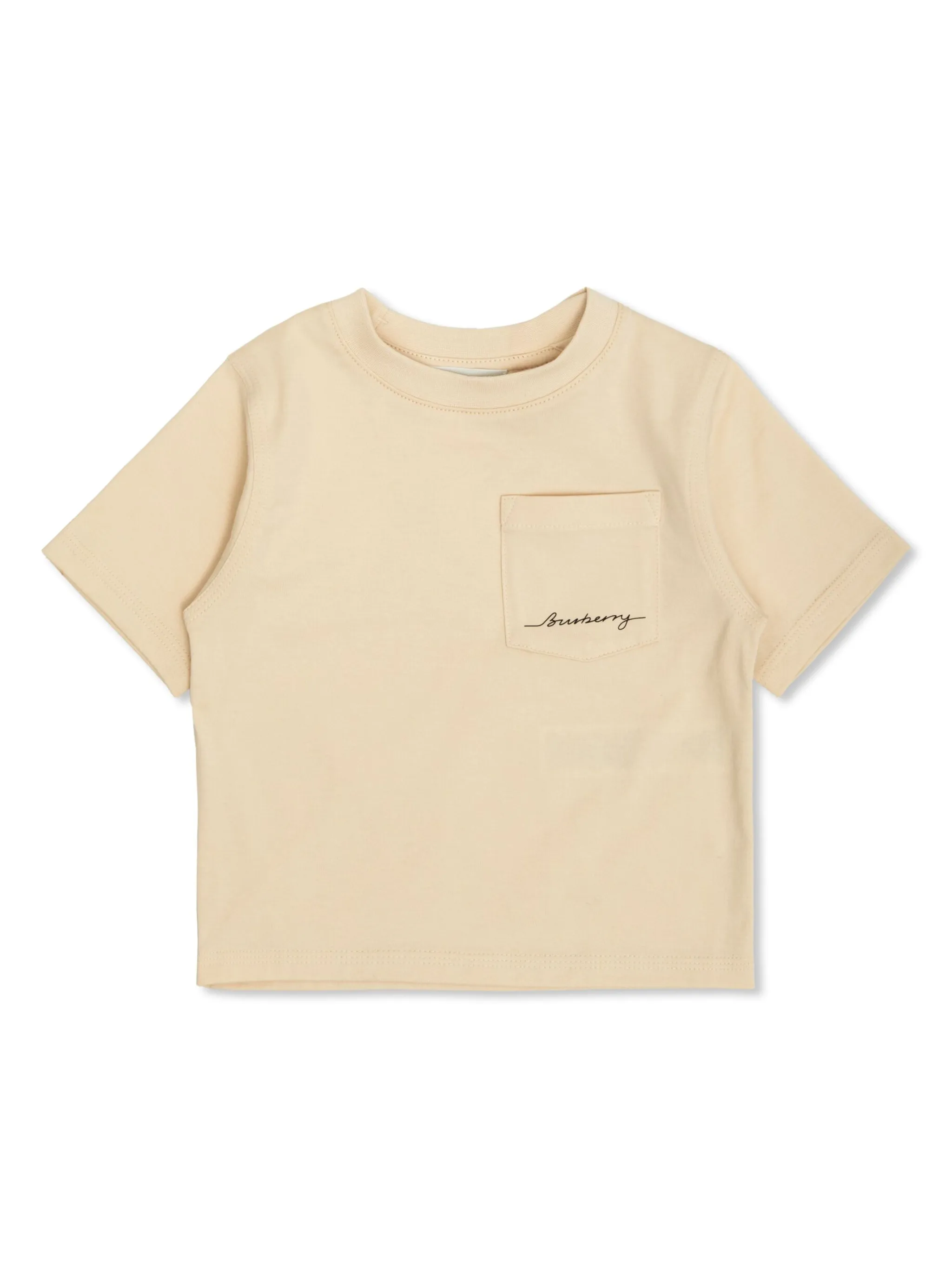 Футболка с логотипом Burberry Kids, бежевый
Футболка с логотипом Burberry Kids, бежевый