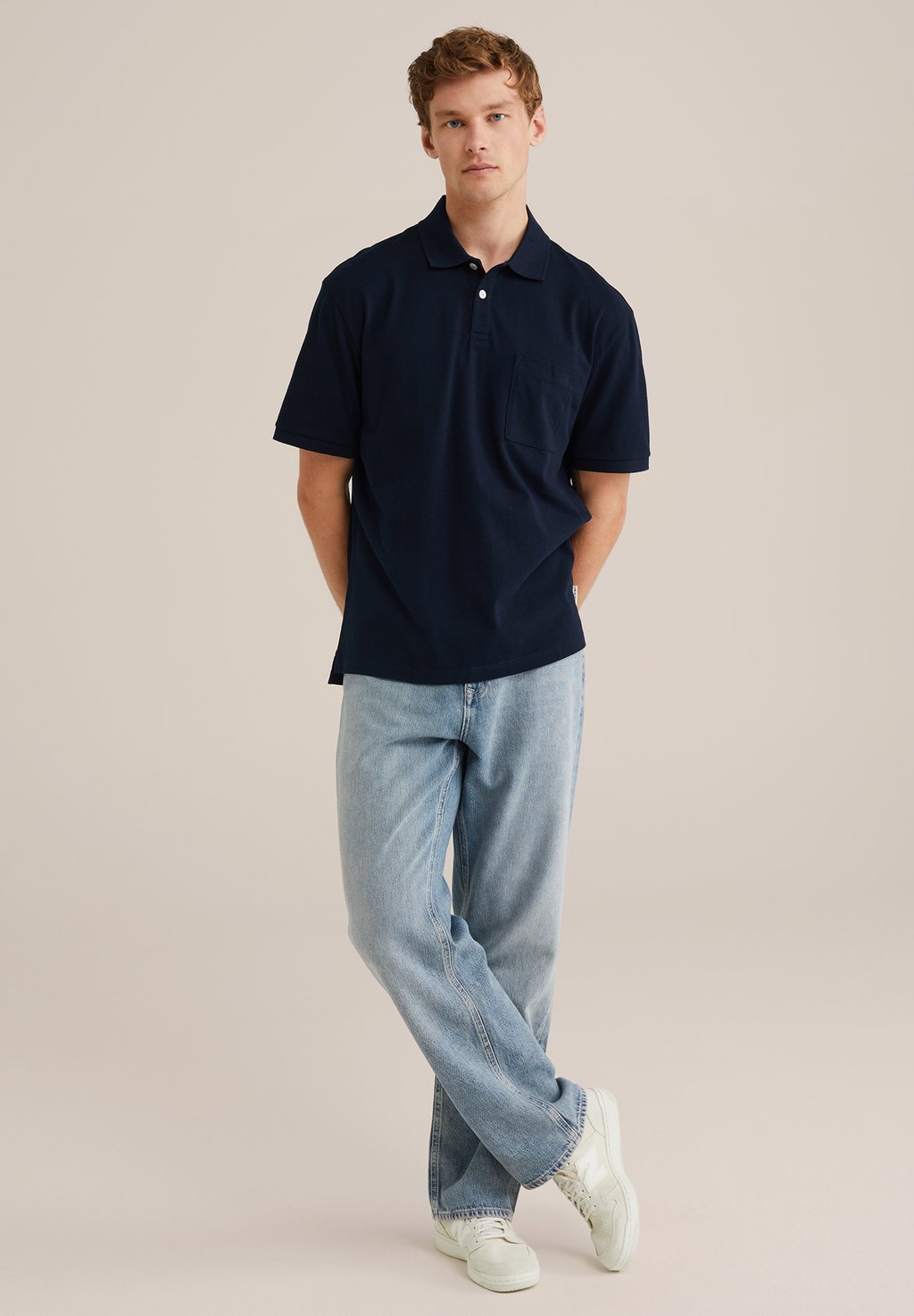 Рубашка поло WE Fashion, темно-синий
Рубашка поло WE Fashion, темно-синий