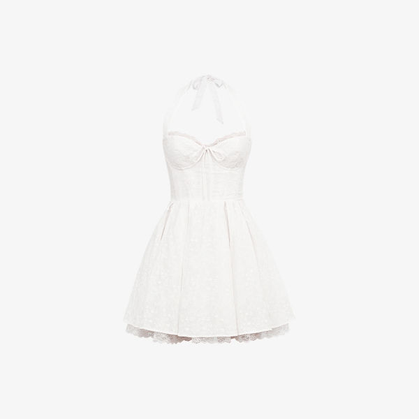 Платье мини House Of Cb Harriet на бретелях из хлопковой ткани, белый
Платье мини House Of Cb Harriet на бретелях из хлопковой ткани, белый