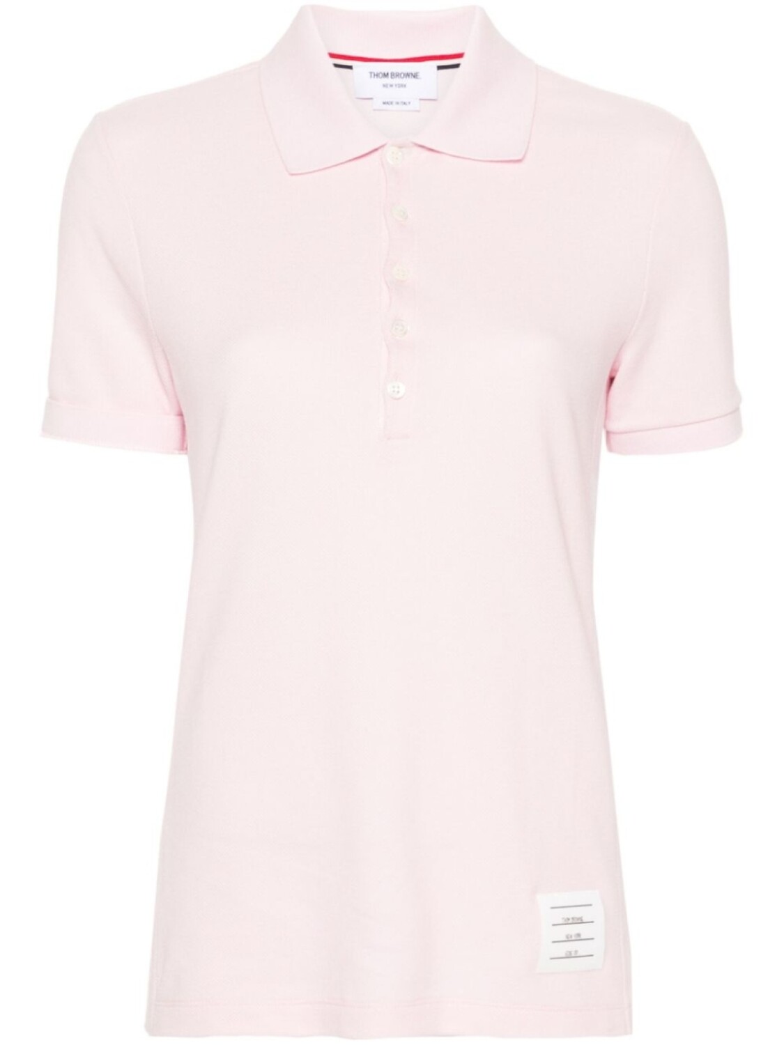 Thom Browne рубашка поло с нашивкой-логотипом, розовый
Thom Browne рубашка поло с нашивкой-логотипом, розовый
