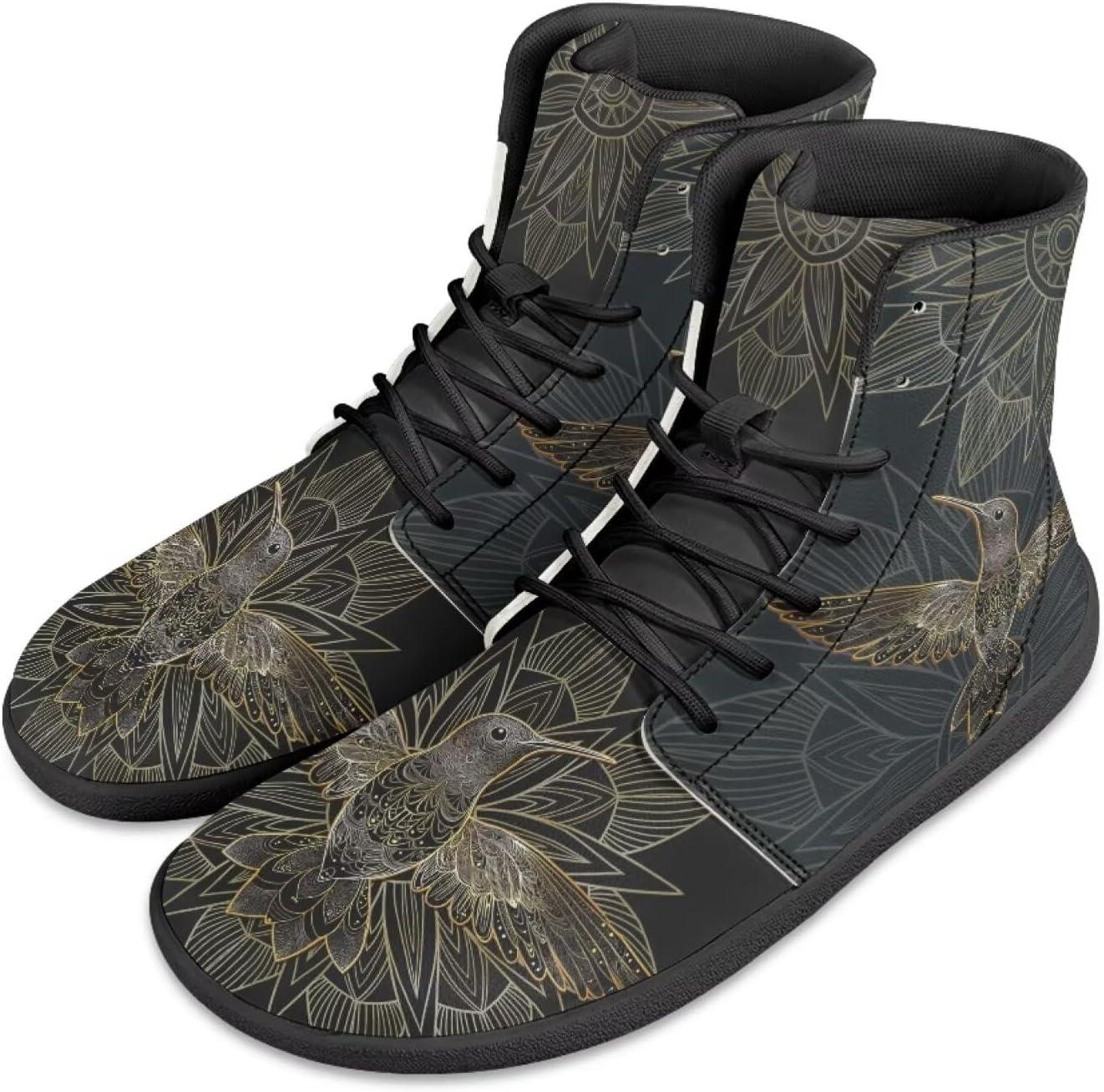 Кроссовки Jeiento для мужчин и женщин с высоким верхом, босоножки в стиле бохо с мандалой, с широкой носочной частью, без подъема, повседневная обувь, кроссовки-тренеры, Mandala Flower Hummingbirds
Кроссовки Jeiento для мужчин и женщин с высоким верхом, босоножки в стиле бохо с мандалой, с широкой носочной частью, без подъема, повседневная обувь, кроссовки-тренеры, Mandala Flower Hummingbirds