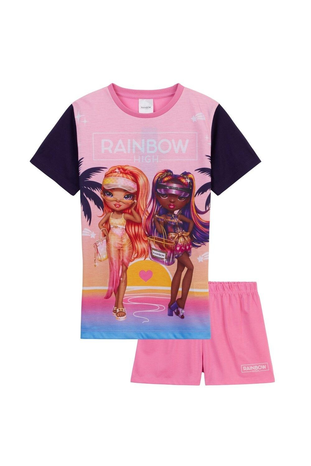 Короткий пижамный комплект Rainbow High, мультиколор
Короткий пижамный комплект Rainbow High, мультиколор