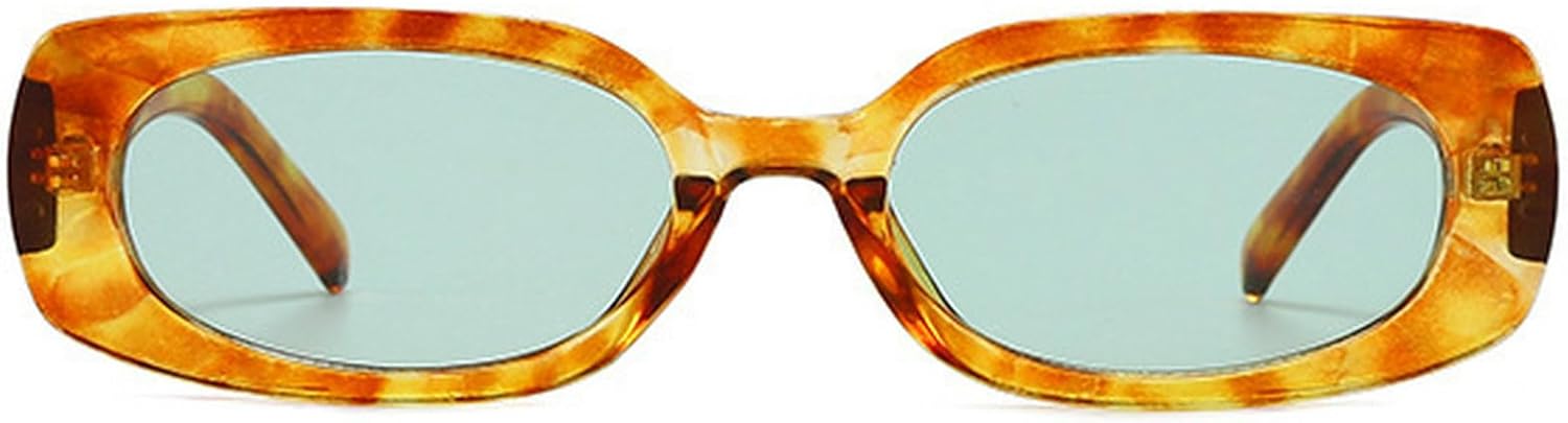 Популярные модные маленькие прямоугольные солнцезащитные очки для женщин в стиле ретро, конфетных оттенков, с защитой от УФ-излучения UV400, для мужчин в стиле панк с леопардовым принтом mincl, Orange Green
Популярные модные маленькие прямоугольные солнцезащитные очки для женщин в стиле ретро, конфетных оттенков, с защитой от УФ-излучения UV400, для мужчин в стиле панк с леопардовым принтом mincl, Orange Green