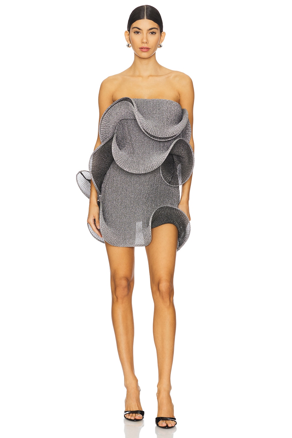 Итальянское микро-мини платье Sid Neigum, silver & black
Итальянское микро-мини платье Sid Neigum, silver & black