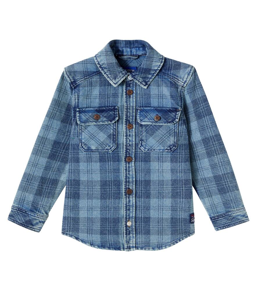 Клетчатая джимовая рубашка-оверсайз Scotch & Soda Kids, Indigo Check
Клетчатая джимовая рубашка-оверсайз Scotch & Soda Kids, Indigo Check