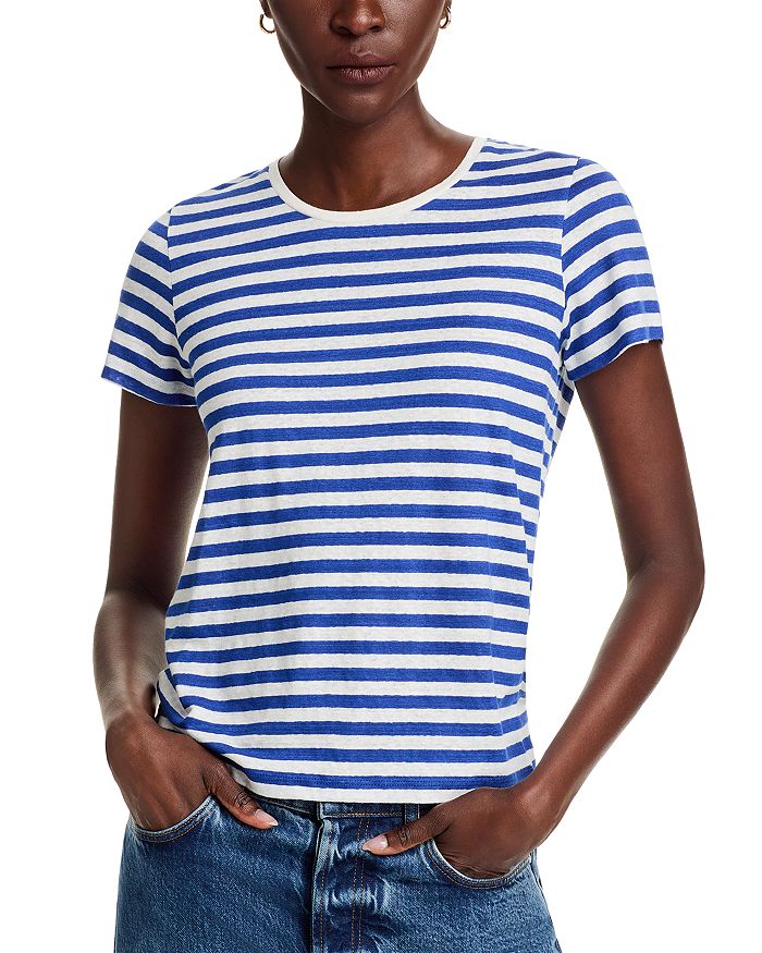 Полосатая футболка с коротким рукавом Majestic Filatures, синий
Полосатая футболка с коротким рукавом Majestic Filatures, синий