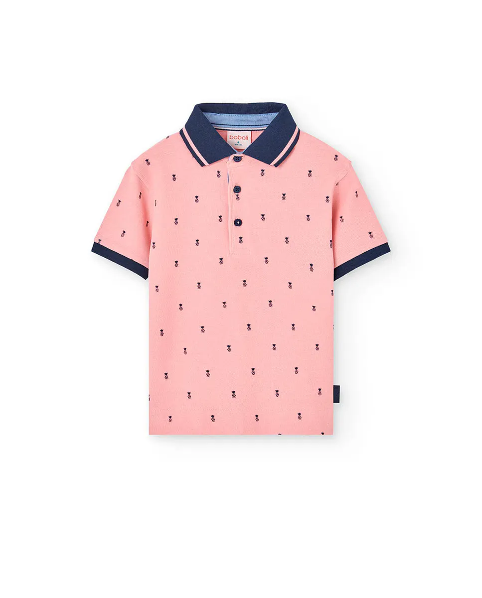 Рубашка поло из хлопка для мальчиков с фантазийным принтом Boboli, цвет Rosa
Рубашка поло из хлопка для мальчиков с фантазийным принтом Boboli, цвет Rosa