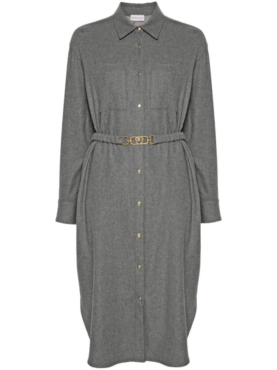 Moncler платье-рубашка с логотипом-нашивкой, серый
Moncler платье-рубашка с логотипом-нашивкой, серый