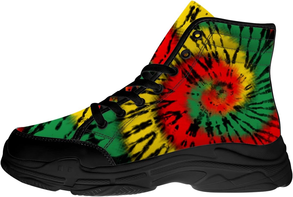 Кроссовки Quorax для мужчин и женщин с высокой посадкой и эффектом тай-дай, на шнуровке, из хлопка, подарок для него и для нее, 3113 Rasta Color Tie Dye
Кроссовки Quorax для мужчин и женщин с высокой посадкой и эффектом тай-дай, на шнуровке, из хлопка, подарок для него и для нее, 3113 Rasta Color Tie Dye