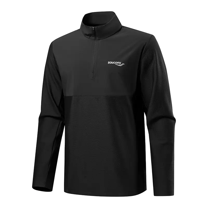 Saucony Мужская толстовка, черная, с воротником-стойкой, средней жесткости
Saucony Мужская толстовка, черная, с воротником-стойкой, средней жесткости