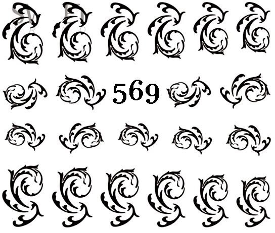 Водные наклейки для ногтей - №569, Raisin
Водные наклейки для ногтей - №569, Raisin