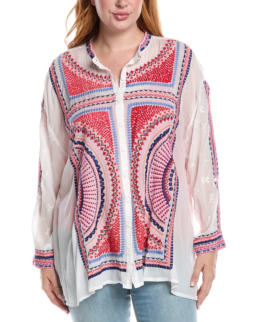 Джонни Вас Плюс Рубашка Одри Johnny Was, белый
Джонни Вас Плюс Рубашка Одри Johnny Was, белый