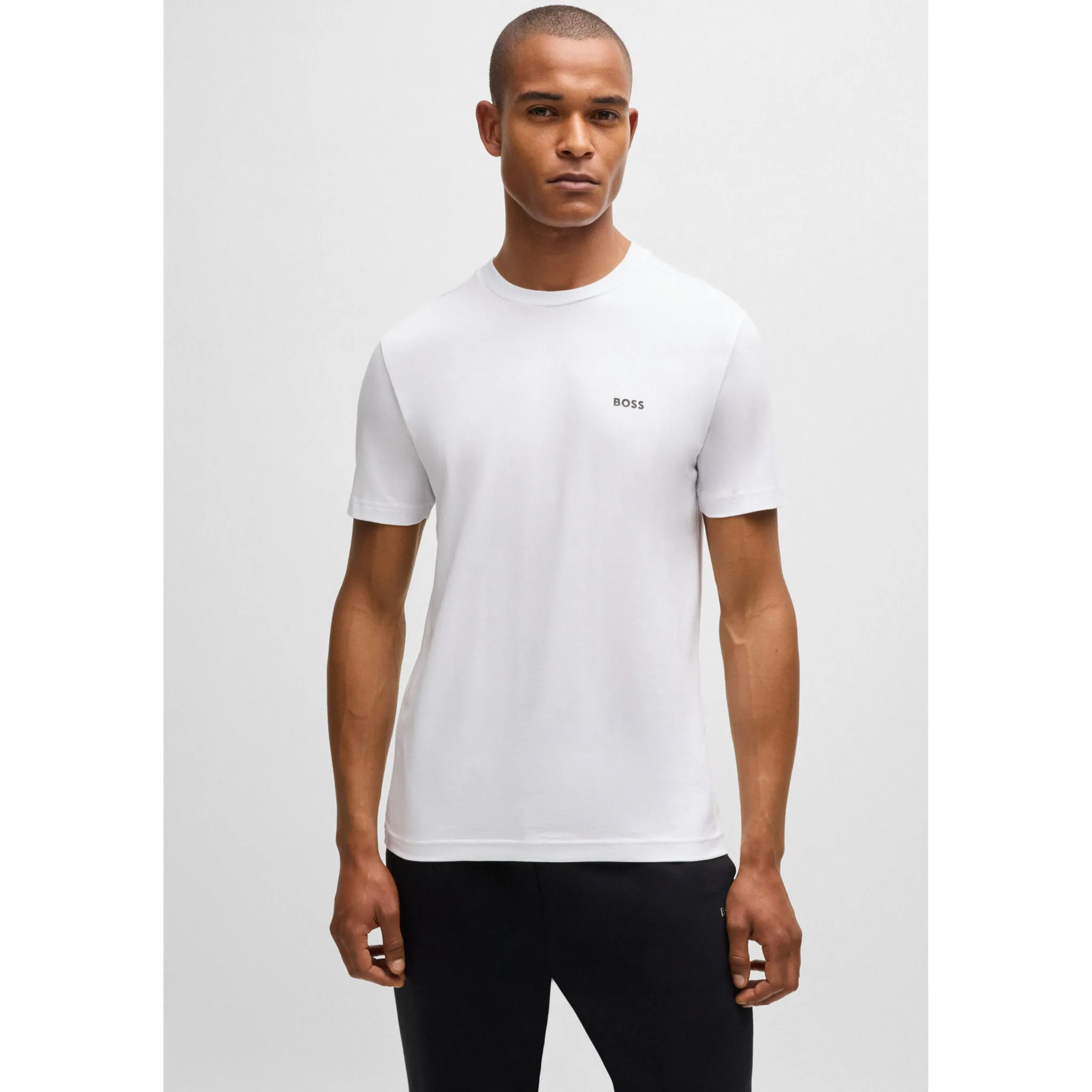 BOSS GREEN Футболка "Футболка" с прорезиненным контрастным логотипом, белый
BOSS GREEN Футболка "Футболка" с прорезиненным контрастным логотипом, белый