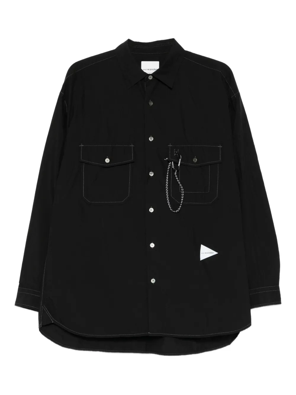 Рубашка с карманом And Wander, черный
Рубашка с карманом And Wander, черный