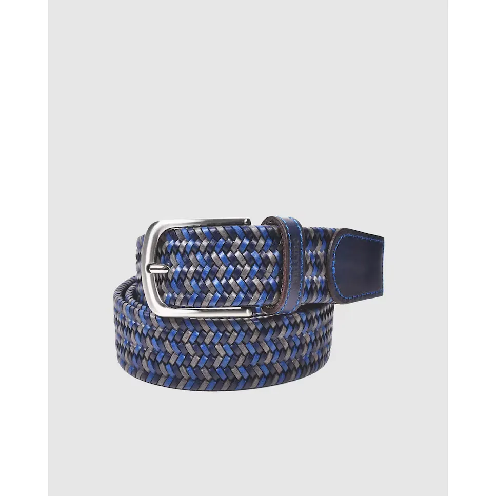 Мужской кожаный ремень Miguel Bellido с трехцветной плетением, мультиколор
Мужской кожаный ремень Miguel Bellido с трехцветной плетением, мультиколор