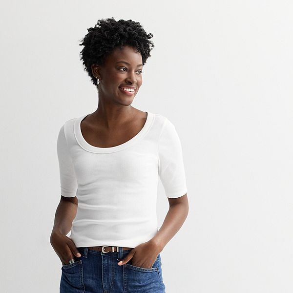 Женская футболка с круглым вырезом и рукавом 3/4 Sonoma Goods For Life, Vital White, Белый, Женская футболка с круглым вырезом и рукавом 3/4 Sonoma Goods For Life, Vital White
Женская футболка с круглым вырезом и рукавом 3/4 Sonoma Goods For Life, Vital White, Белый, Женская футболка с круглым вырезом и рукавом 3/4 Sonoma Goods For Life, Vital White