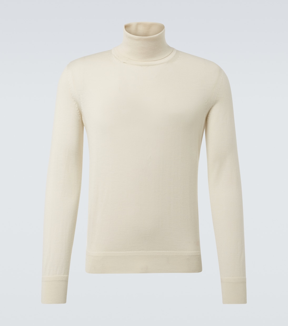 Кашемировый и шёлковый водолазный свитер Tom Ford, слоновая кость
Кашемировый и шёлковый водолазный свитер Tom Ford, слоновая кость