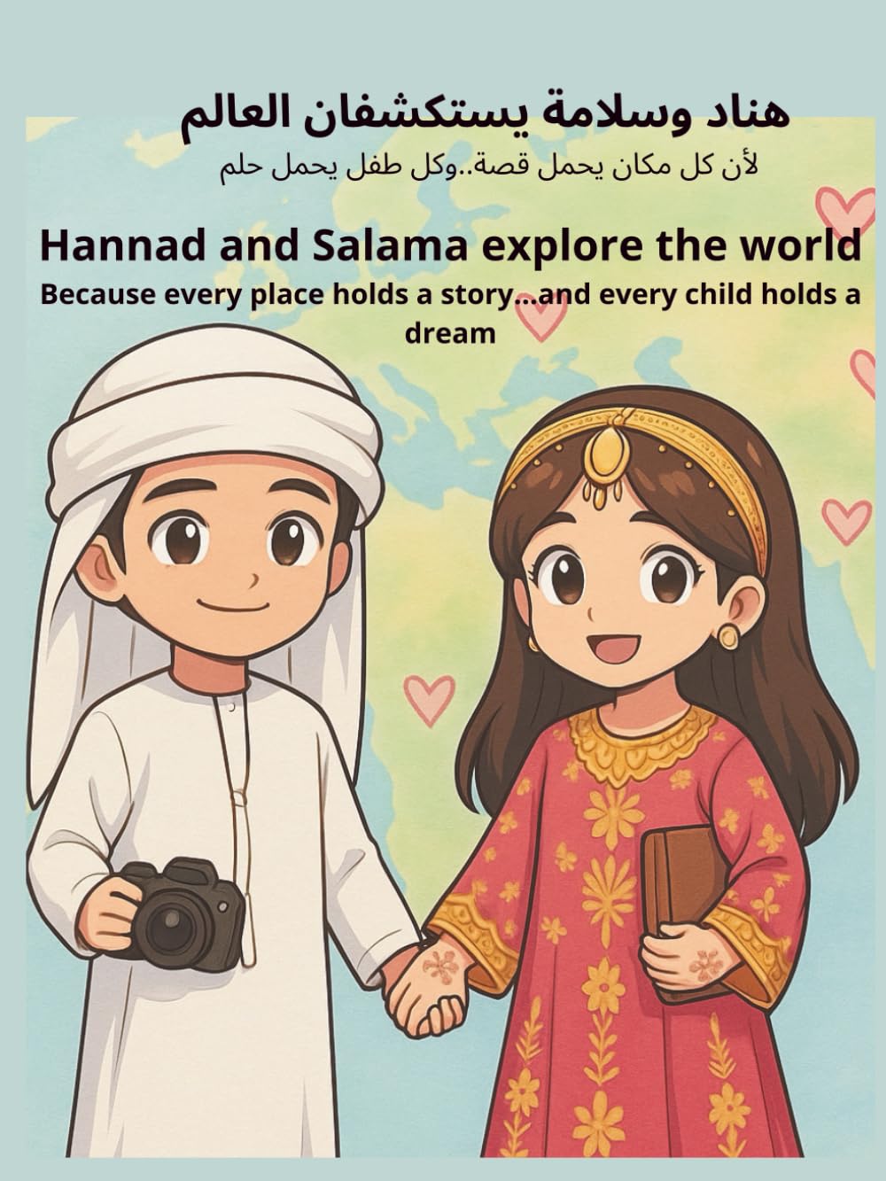 رحلة حول العالم مع هناد وسلامة-Hannad & Salama Around the World: مغامرة تعليمية للتعرّف على الدول والثقافات حول العالم | كتاب أطفال ثنائي اللغة -An ... | A Bilingual Children’s Book (Arabic - Eng (Independently published)
رحلة حول العالم مع هناد وسلامة-Hannad & Salama Around the World: مغامرة تعليمية للتعرّف على الدول والثقافات حول العالم | كتاب أطفال ثنائي اللغة -An ... | A Bilingual Children’s Book (Arabic - Eng (Independently published)