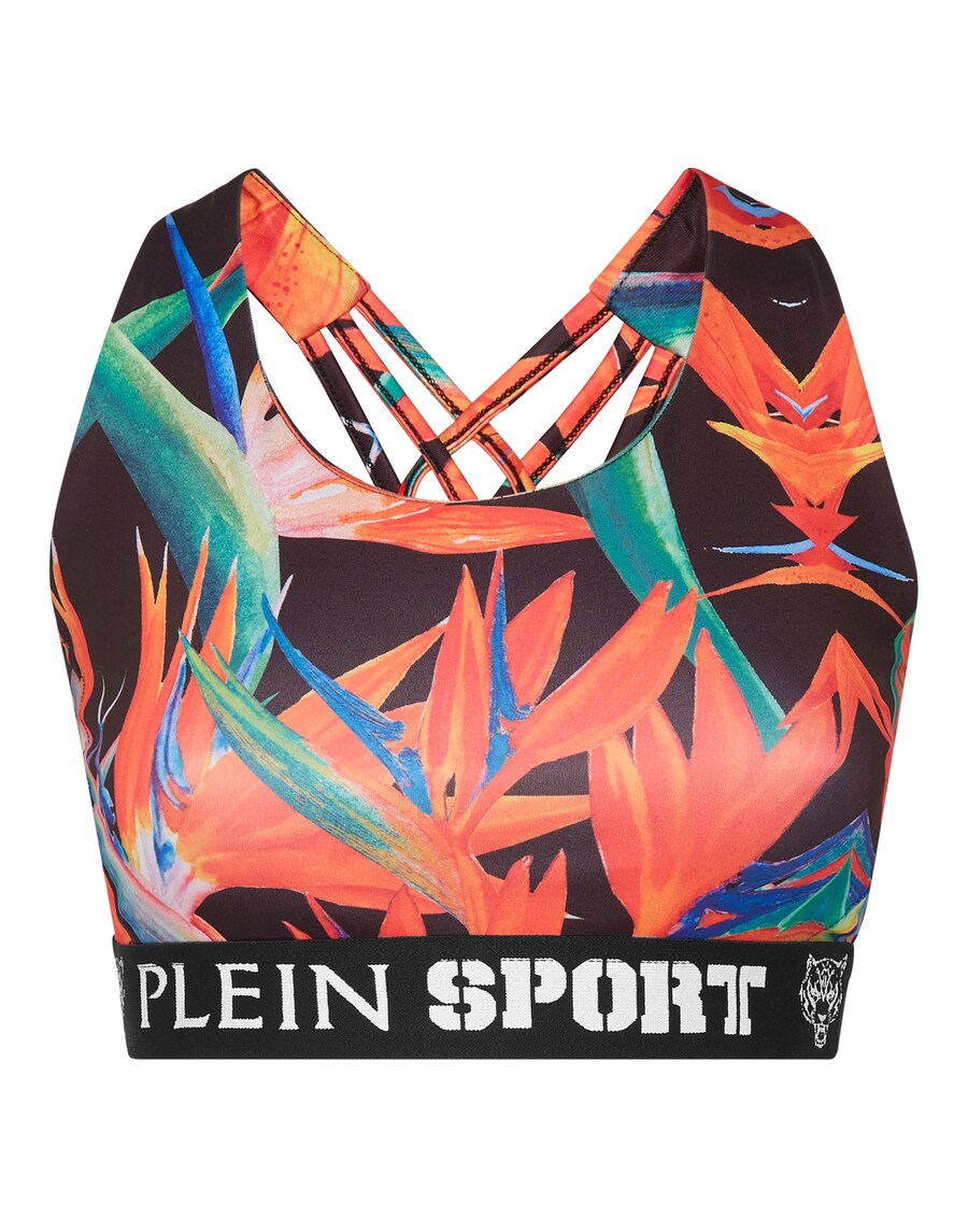 Майка Plein Sport Bralette Sports Top, черный 
Майка Plein Sport Bralette Sports Top, черный