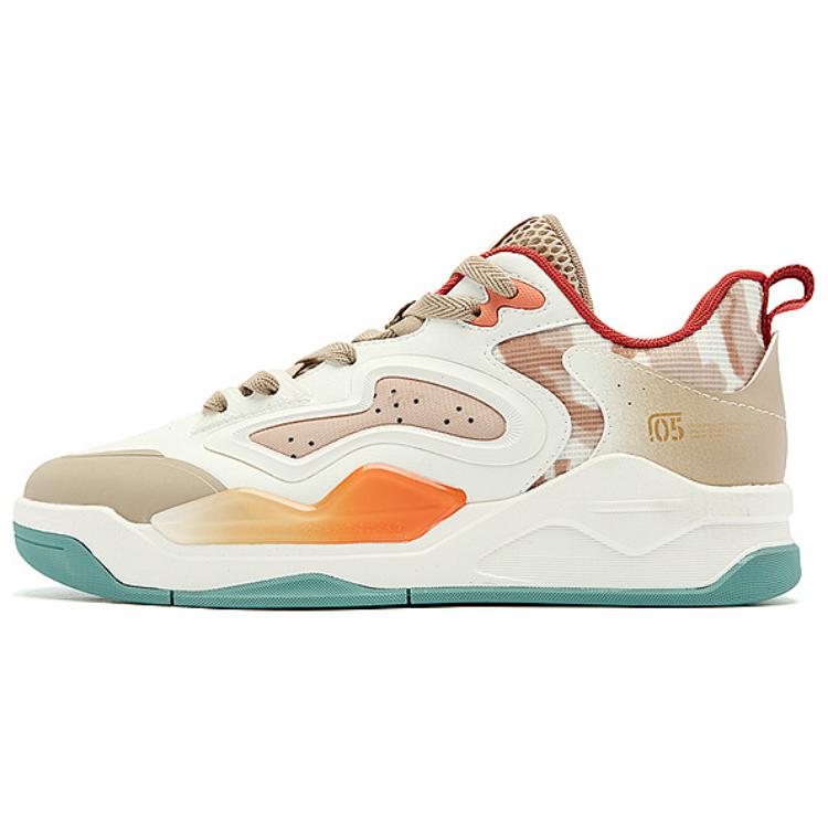 QIAODAN Низкие кроссовки для скейтбординга с противоскользящим и износостойким покрытием, мужские, белые, коричневые 
QIAODAN Низкие кроссовки для скейтбординга с противоскользящим и износостойким покрытием, мужские, белые, коричневые