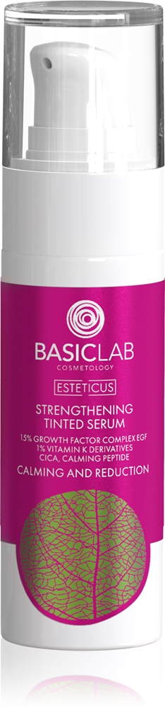 Тонирующая сыворотка Cosmetology Esteticus против покраснений кожи Basiclab, 15% growth factor complex egf 30 мл
Тонирующая сыворотка Cosmetology Esteticus против покраснений кожи Basiclab, 15% growth factor complex egf 30 мл