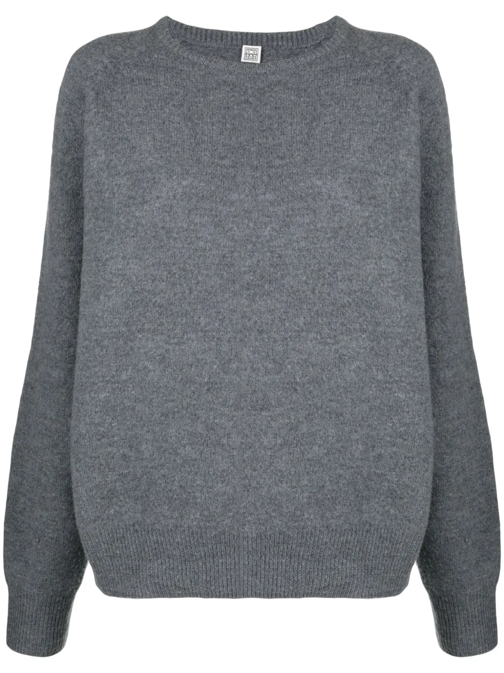 Шерстяной джемпер с круглым вырезом TOTEME, серый
Шерстяной джемпер с круглым вырезом TOTEME, серый