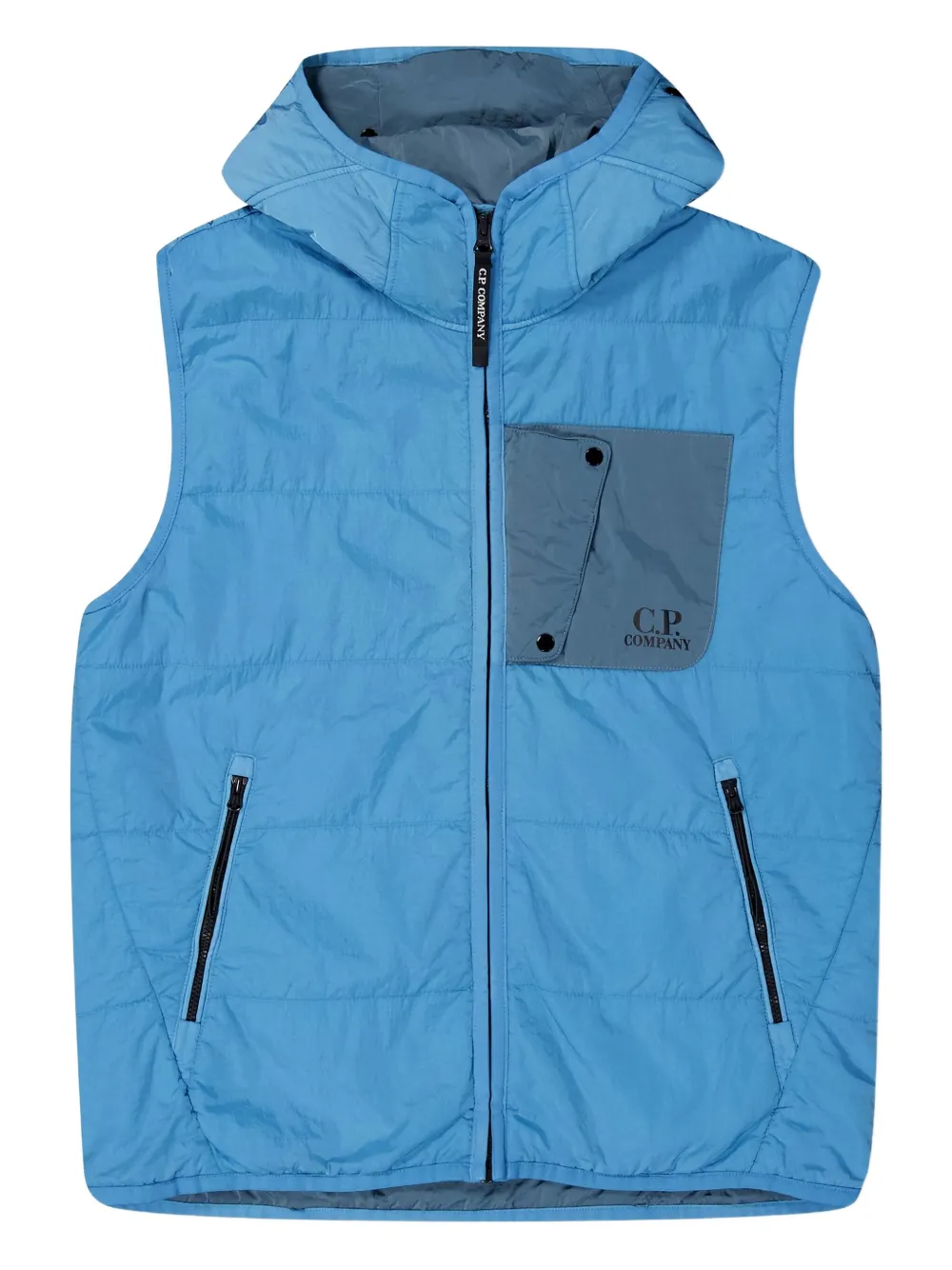 Стеганый жилет с капюшоном C.P. Company Kids, синий
Стеганый жилет с капюшоном C.P. Company Kids, синий