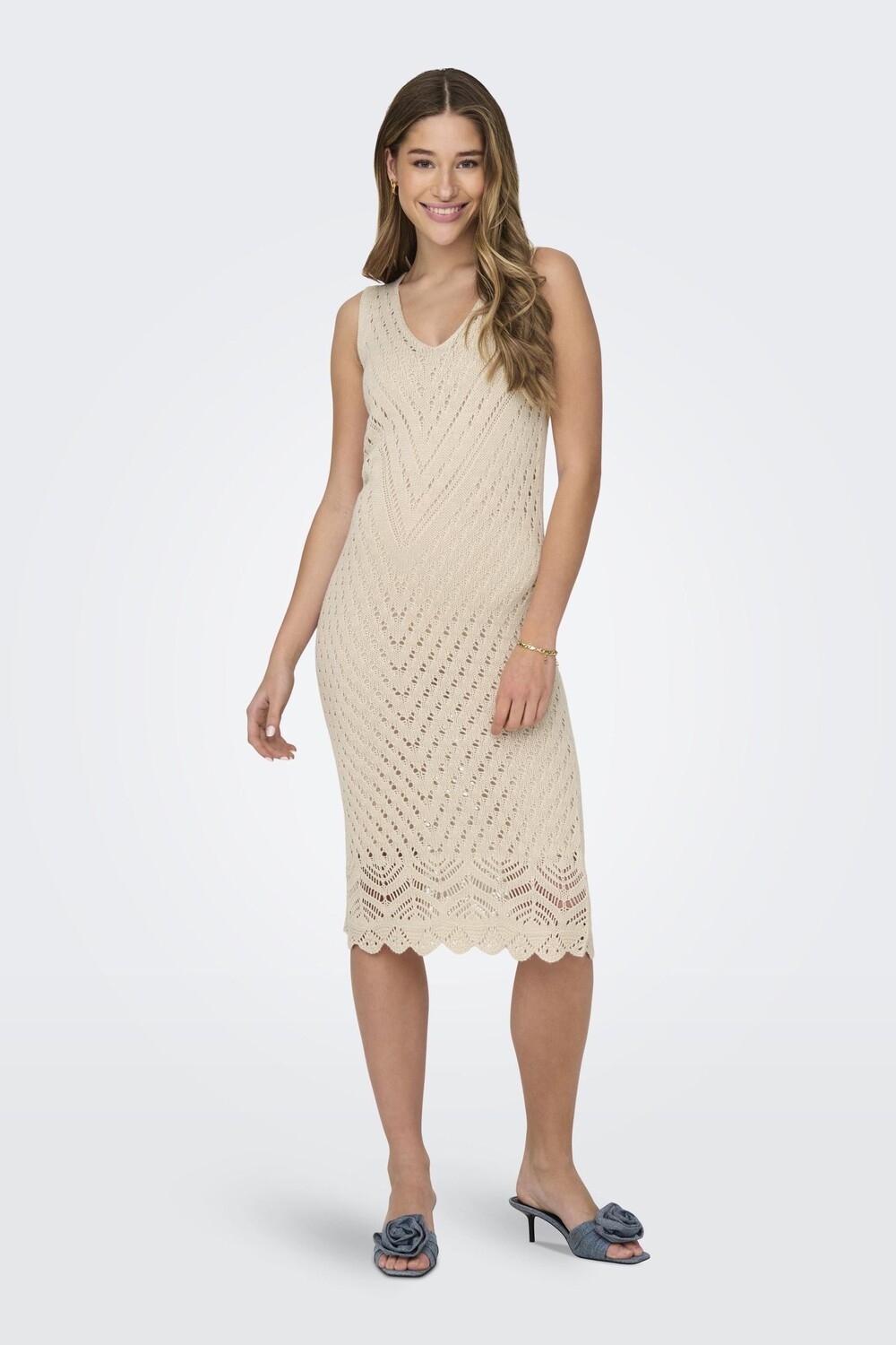 Пляжное платье без рукавов крючком Jdy, бежевый
Пляжное платье без рукавов крючком Jdy, бежевый