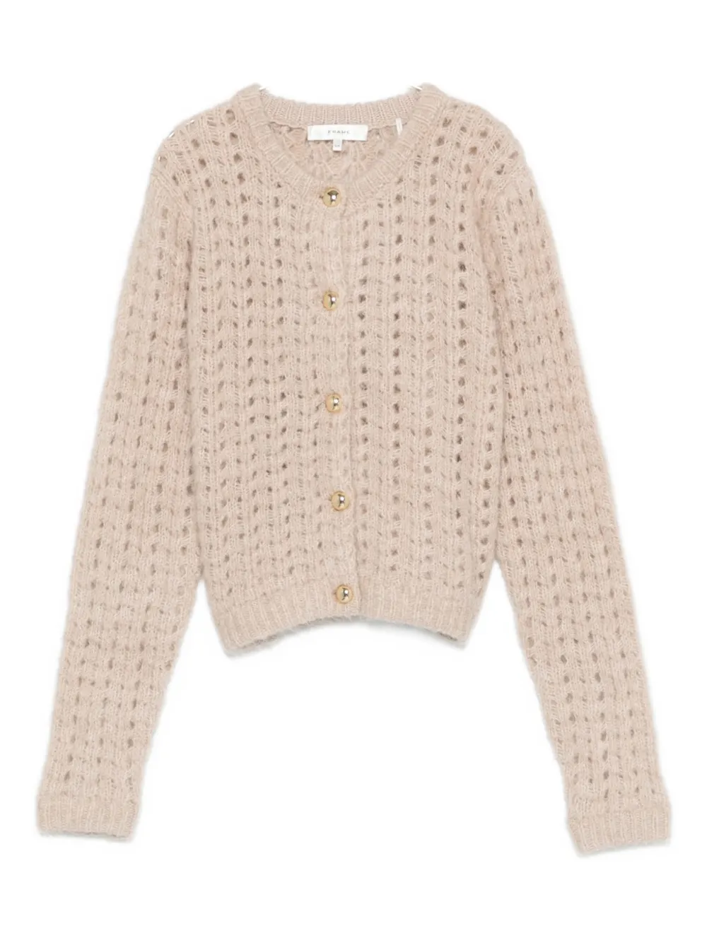 Кардиган с вязкой «косы» Frame, нейтральный
Кардиган с вязкой «косы» Frame, нейтральный