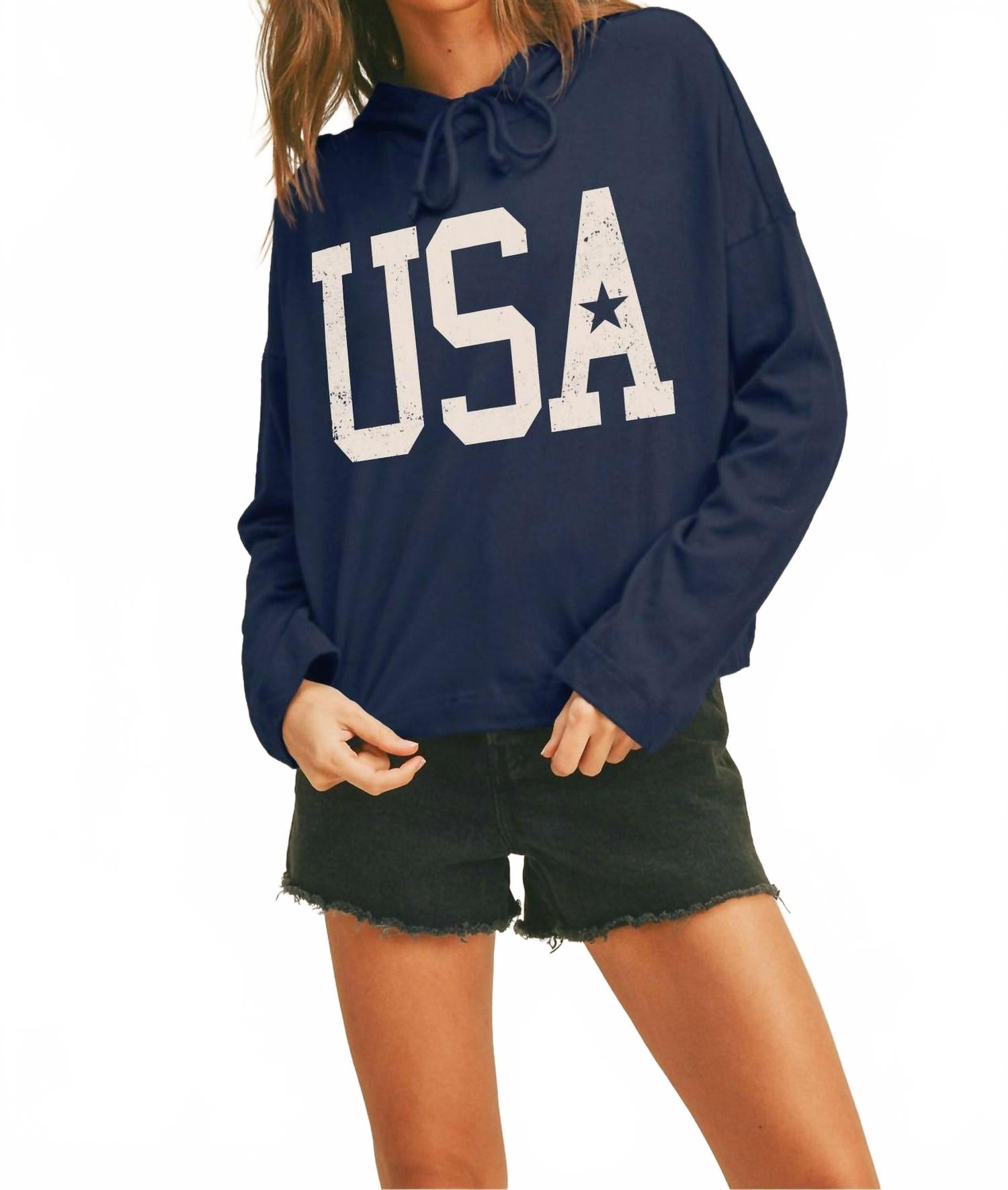 Толстовка с капюшоном USA в светло-синем цвете Protrend
Толстовка с капюшоном USA в светло-синем цвете Protrend