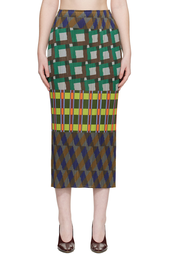 Pleats Please Issey Miyake Многоцветная гармоничная макси-юбка
Pleats Please Issey Miyake Многоцветная гармоничная макси-юбка