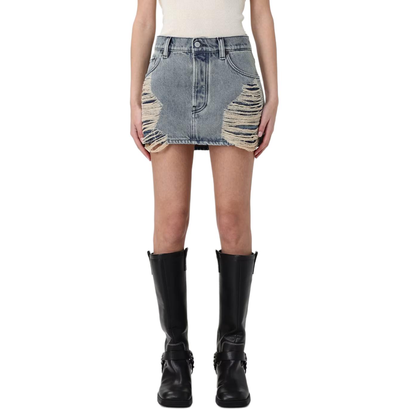 Потертая мини-юбка Acne Studios, синий
Потертая мини-юбка Acne Studios, синий