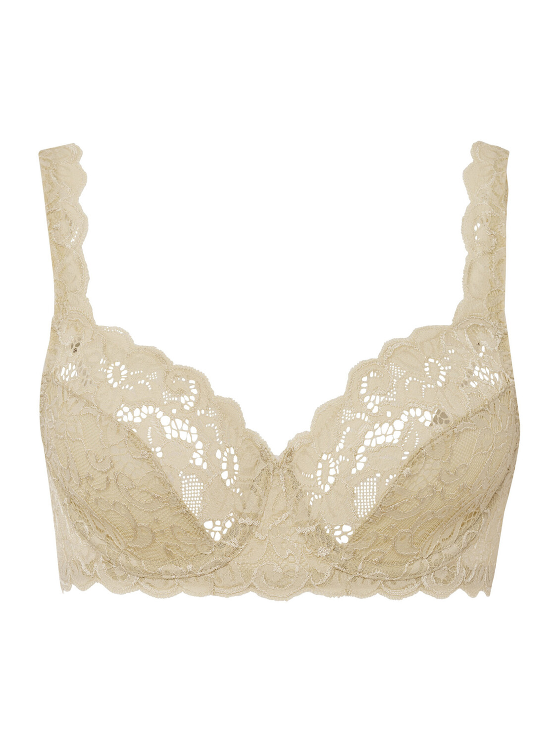 Бюстгальтер с косточками Hanro Bügel BH Moments, цвет moss green 
Бюстгальтер с косточками Hanro Bügel BH Moments, цвет moss green