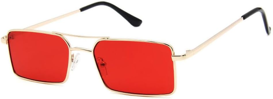 Винтажные прямоугольные солнцезащитные очки с двойной перемычкой для женщин, металлическая оправа, прозрачные линзы, мужские солнцезащитные очки UV400 HYYZZC, Golden Red
Винтажные прямоугольные солнцезащитные очки с двойной перемычкой для женщин, металлическая оправа, прозрачные линзы, мужские солнцезащитные очки UV400 HYYZZC, Golden Red