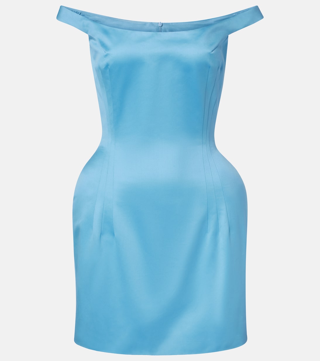 Мини-платье из хлопка с открытыми плечами Magda Butrym, синий
Мини-платье из хлопка с открытыми плечами Magda Butrym, синий