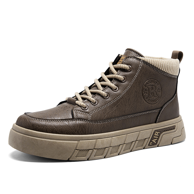 TONYBEAR Кроссовки для скейтбординга мужские с амортизацией и высоким верхом коричневые, цвет Brown
TONYBEAR Кроссовки для скейтбординга мужские с амортизацией и высоким верхом коричневые, цвет Brown